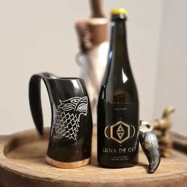 Mied Luna de Ger Fool Moon - Vin din Miere Petiant Natural 0.75L